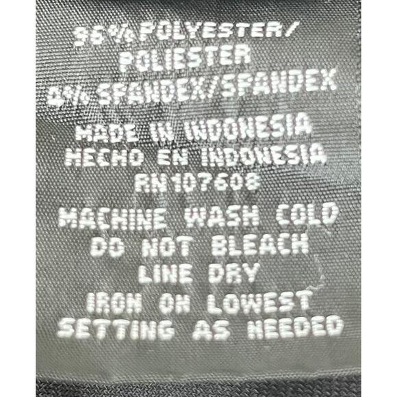 R&K CAP SLV ROUND NECK WAIST TIE, WOMENS, S, BLACK, PURPLE, WHITE GEO PATTERN - Picture 12 of 12